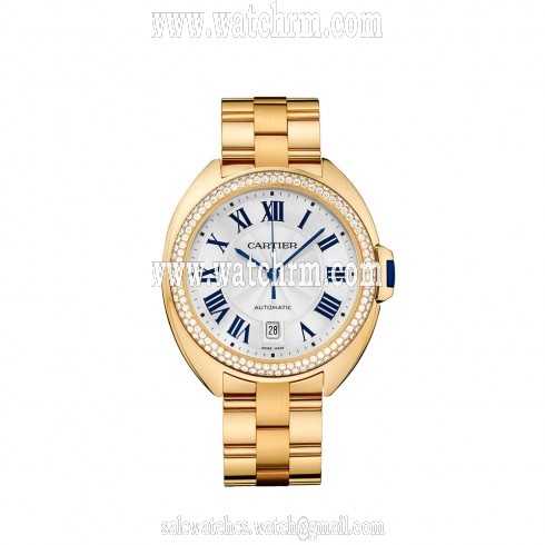 Cartier Cle Flinque Sunray Effect Dial Ladies Watch WJCL0010