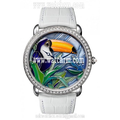 Cartier d'Art Mother of Pearl Toucan Motif Dial Ladies Watch HPI00701