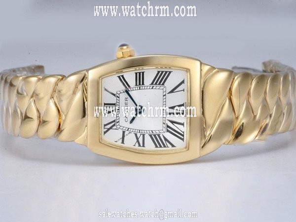 Cartier La Dona de Cartier W640010H Womens Rectangle Quartz Watch