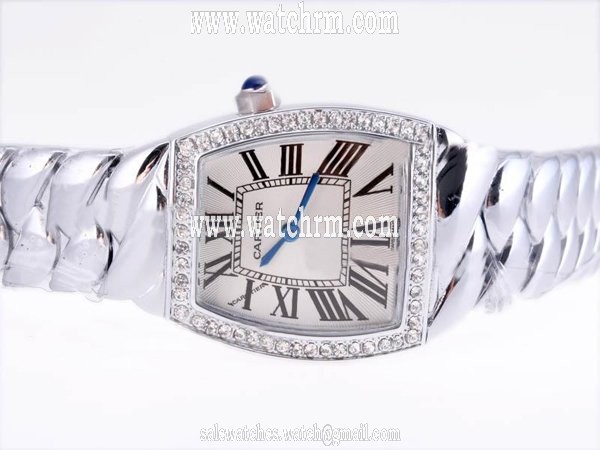 Cartier La Dona de Cartier WE60019G Midsize Diamond Bezel Quartz Watch
