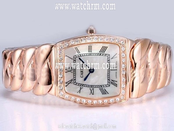 Cartier La Dona de Cartier WE60050I 28x30mm Quartz White Dial Watch