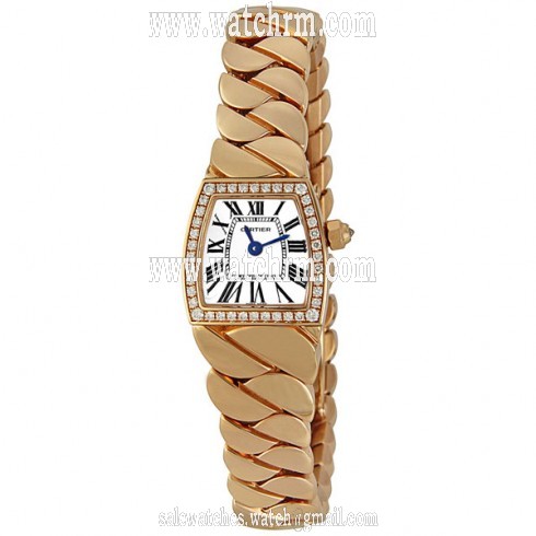 Cartier La Dona Mini 18k Rose Gold Diamond Watch WE60086I