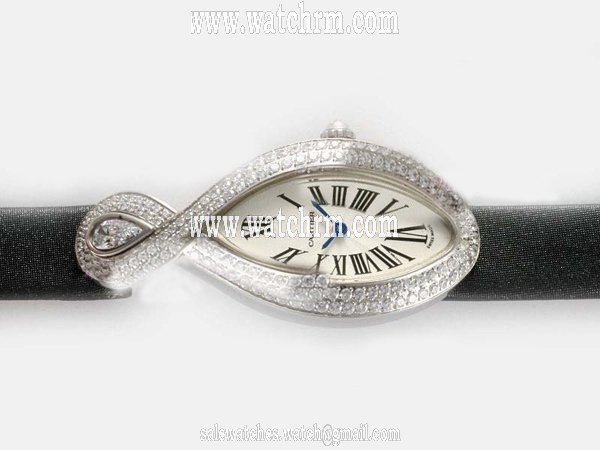 Cartier Libre WJ303250 White Dial Stainless Steel Case Watch