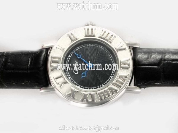 Cartier Ligne 21 de Cartier C1-170767522290 Black Dial Round Quartz Watch