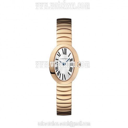 Cartier Mini Baignoire White Dial Ladies Watch W8000015