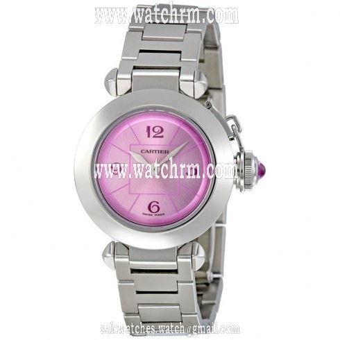 Cartier Miss Pasha Stainless Steel Watch W3140023