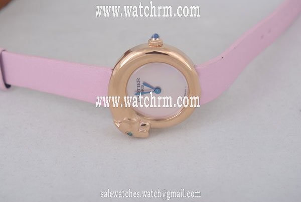 Cartier Panther WAES2549 36mm Quartz White Dial Watch