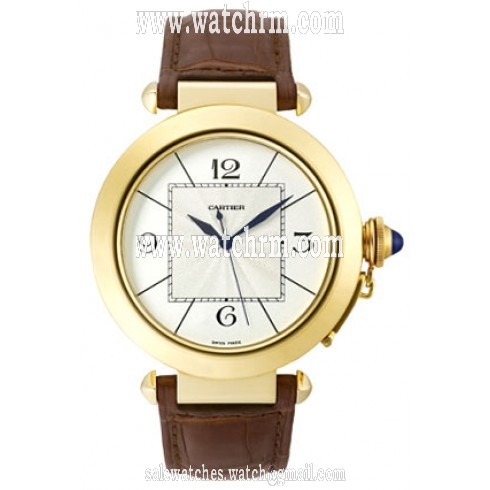 Cartier Pasha 18kt Yellow Gold Men's Watch W3019551