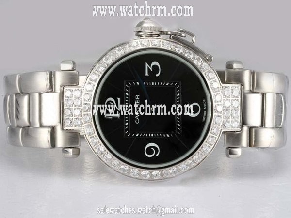 Cartier Pasha de Cartier 2324 Stainless Steel Case Mens Watch