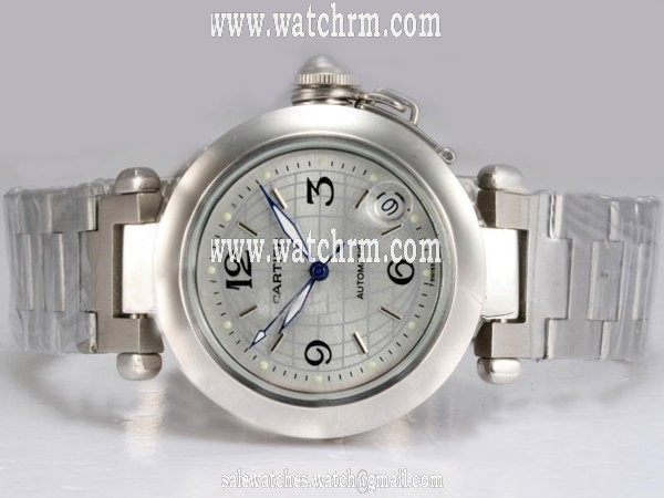 Cartier Pasha de Cartier w31074M7 Stainless Steel Case Round Watch