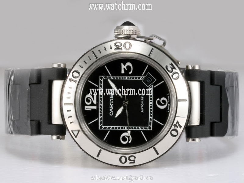 Cartier Pasha de Cartier w31077u2 Stainless Steel Case Mens Watch