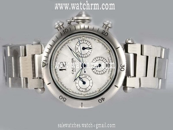 Cartier Pasha de Cartier W31089M7 Round Mens Automatic Watch