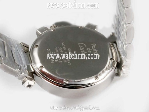 Cartier Pasha de Cartier WJ1192LZ 36mm Stainless Steel Case White Dial Watch