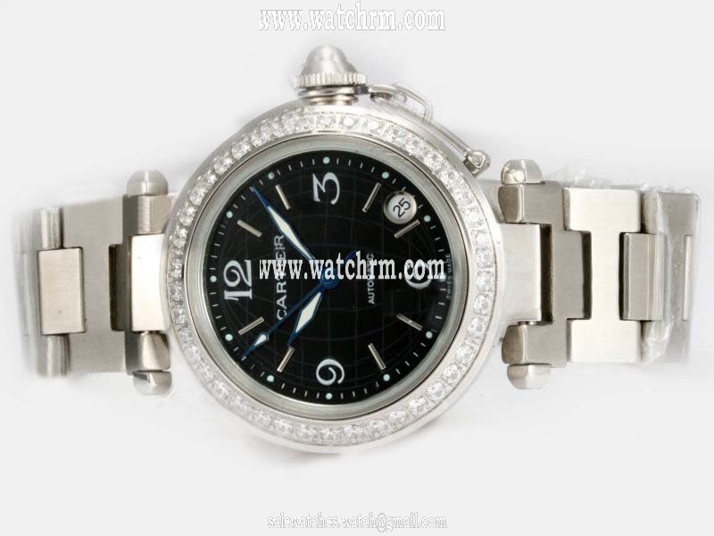 Cartier Pasha de Cartier WJ124012 Stainless Steel Case Round Watch