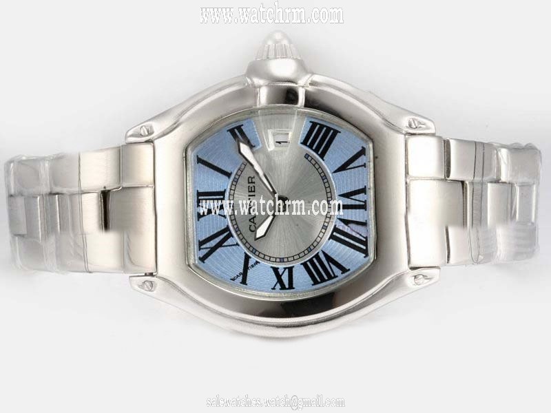 Cartier Roadster W6206007 Stainless Steel Bezel Womens Stainless Steel Case Watch