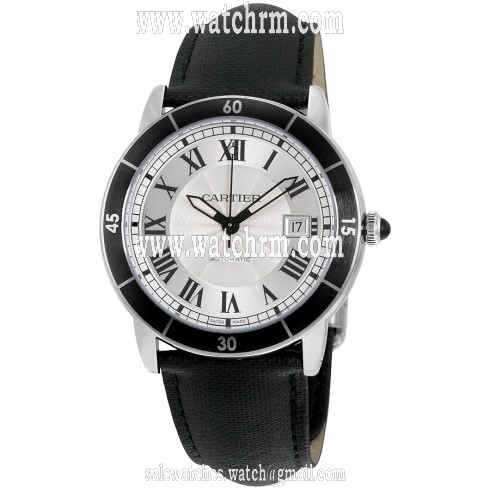 Cartier Ronde Croisiere Automatic Silver Dial Men's Watch WSRN0002