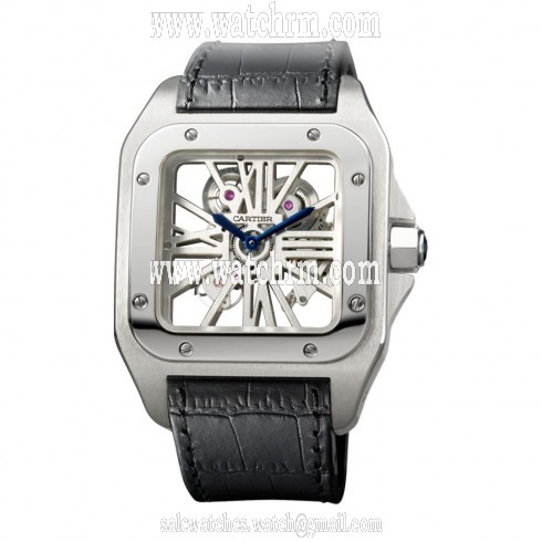 Cartier Santos 100 Skeleton Men's Watch W2020018