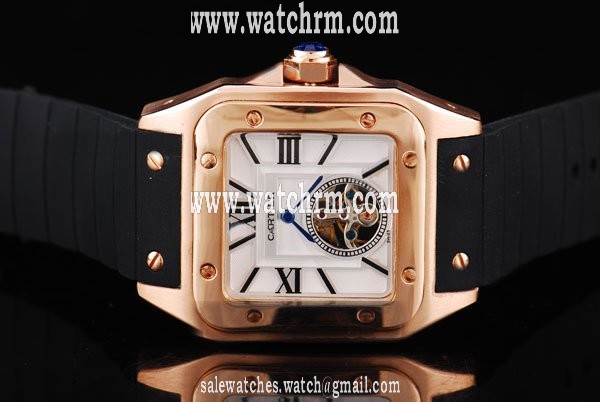 Cartier Santos 100 W20108Y1 Mens 38mm Stainless Steel Case Watch
