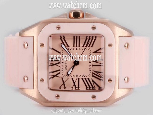 Cartier Santos 100 W20122U2 33x33mm Stainless Steel Case Watch