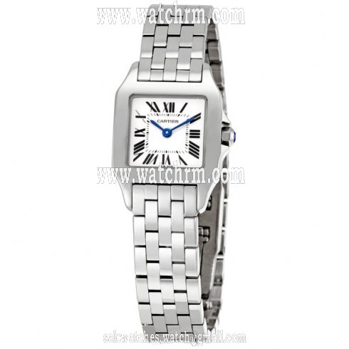 Cartier Santos Demoiselle Steel Ladies Watch W25064Z5