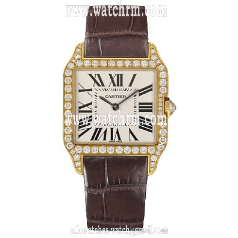 Cartier Santos-Dumont Ladies Watch WH100451