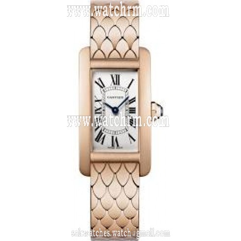 Cartier Tank Americaine Silver Dial Ladies Watch W2620031
