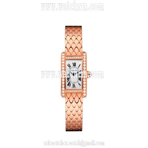 Cartier Tank Americaine Silvered Flinque Dial Ladies Watch WB710012