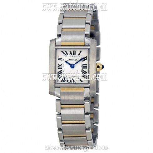 Cartier Tank Francaise 18kt Yellow Gold and Steel Ladies Watch W51007Q4