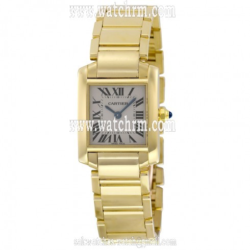 Cartier Tank Francaise 18kt Yellow Gold Ladies Watch W50002N2