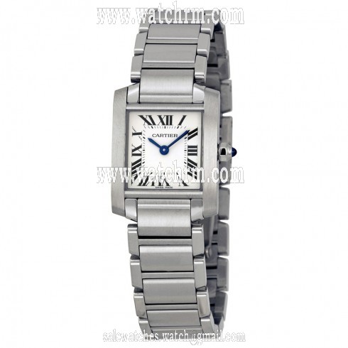 Cartier Tank Francaise Steel Ladies Watch W51008Q3