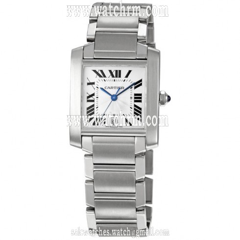 Cartier Tank Francaise Steel Men's Watch W51002Q3