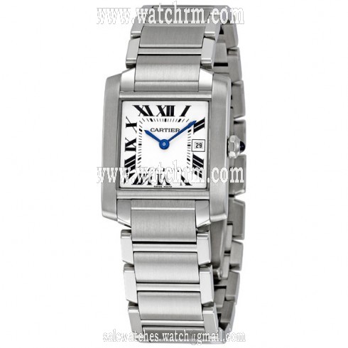 Cartier Tank Francaise Steel Midsize Watch W51011Q3