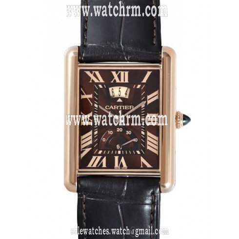 Cartier Tank Louis Brown Dial Automatic Ladies Watch W1560002