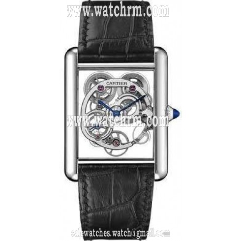 Cartier Tank Louis Cartier Skeleton Dial Men's Watch W5310012