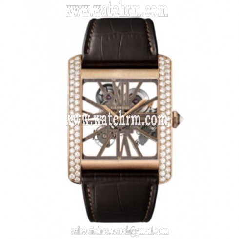 Cartier Tank MC Skeleton Dial Men's Watch HPI00715