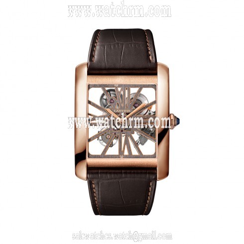 Cartier Tank MC Skeleton Dial Men's Watch W5310040