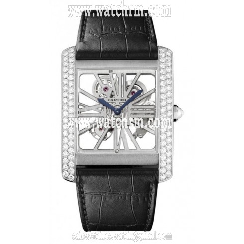 Cartier Tank MC Skelteton Dial Men's Watch HPI00634