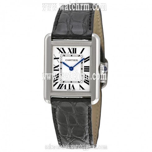 Cartier Tank Solo Steel Small Ladies Watch W5200005