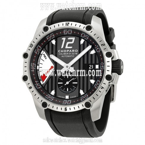 Chopard Classic Racing Superfast Automatic Black Dial Black Rubber Strap Men's Watch 168537-3001