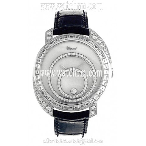 Chopard Happy Spirit Diamond Mother of Pearl Dial 18k White Gold Ladies Watch 207478-1001
