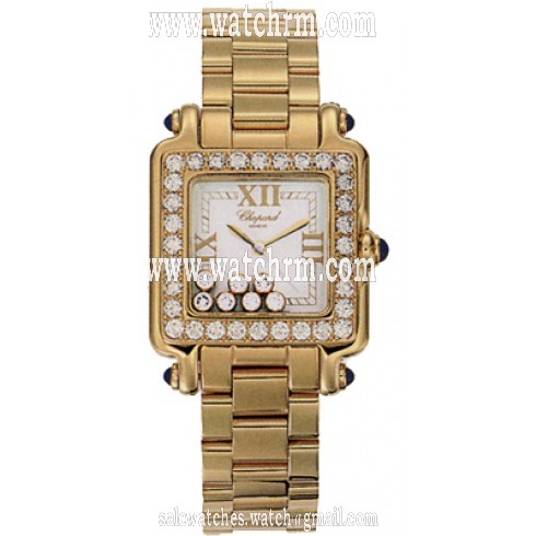 Chopard Happy Sport 18k Yellow Gold Ladies Watch 27/6770-23/11