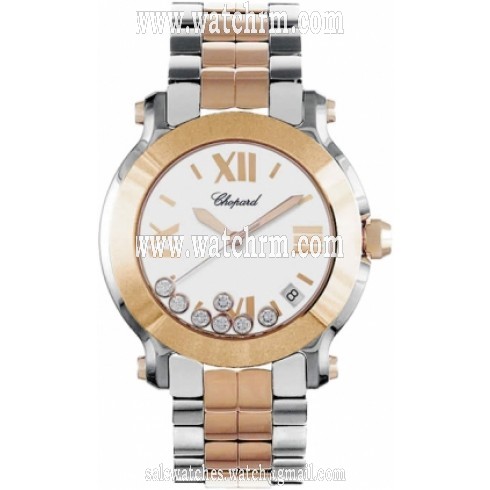 Chopard Happy Sport 2 Two Tone Ladies Watch 278488-9001