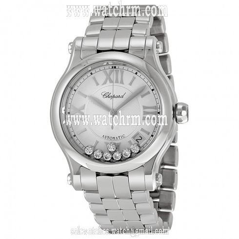 Chopard Happy Sport Automatic Silver Dial Stainless Steel Watch 278559-3002