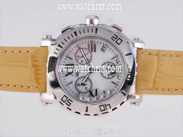 Chopard Happy Sport Chronograph 288499-3006 Quartz White Dial 36mm Watch