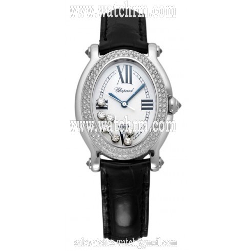 Chopard Happy Sport Diamond 18kt Gold Ladies Watch 277012-1001