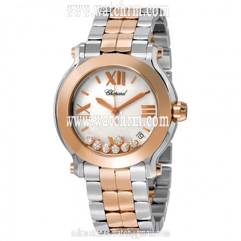 Chopard Happy Sport Diamond Ladies Watch 278488-9002