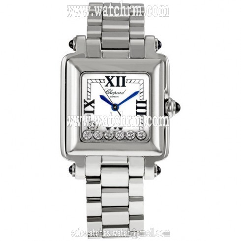 Chopard Happy Sport Diamond Steel Ladies Watch 278349-3006