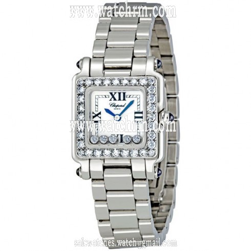 Chopard Happy Sport Diamond Steel Mini Ladies Watch 27/8895-23/11