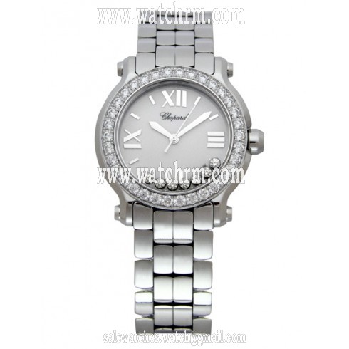 Chopard Happy Sport Floating Diamonds Ladies Watch 27/8478-2001
