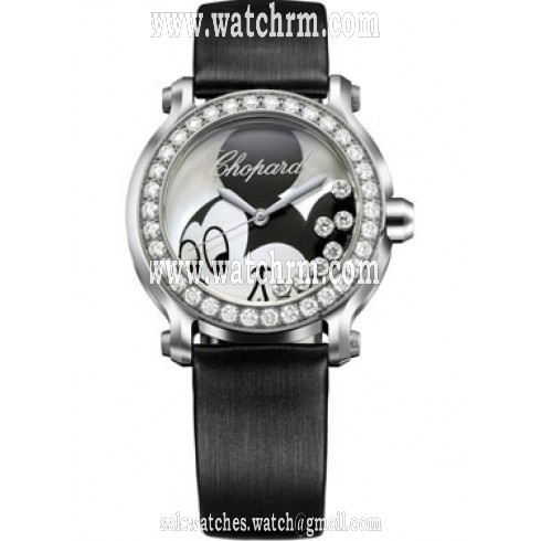 Chopard Happy Sport Happy Mickey Mouse Diamond Steel Ladies Watch 278475-3033